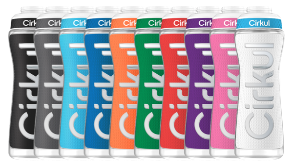 22oz. Grip Squeeze Plastic Bottle & Sport Lid L8