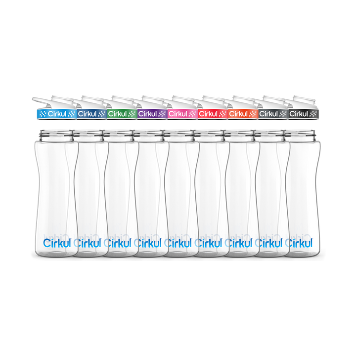 22oz. Plastic Bottle & Comfort Grip Lid D6